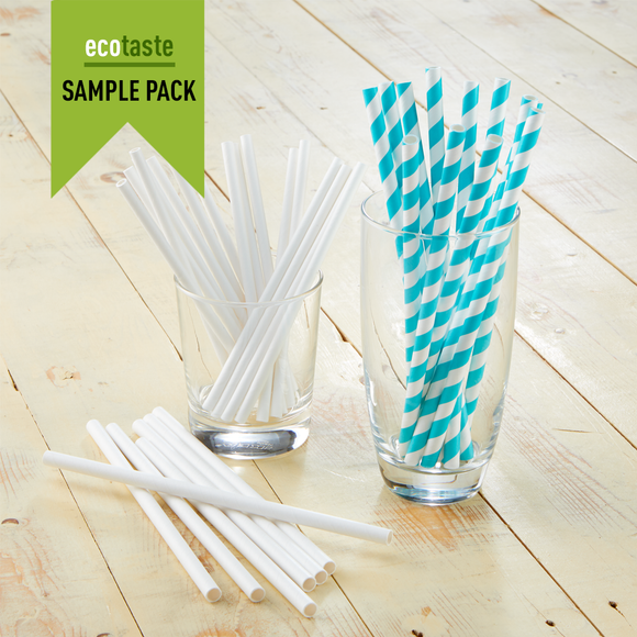SAMPLE PACK - Paper Drinking Straws