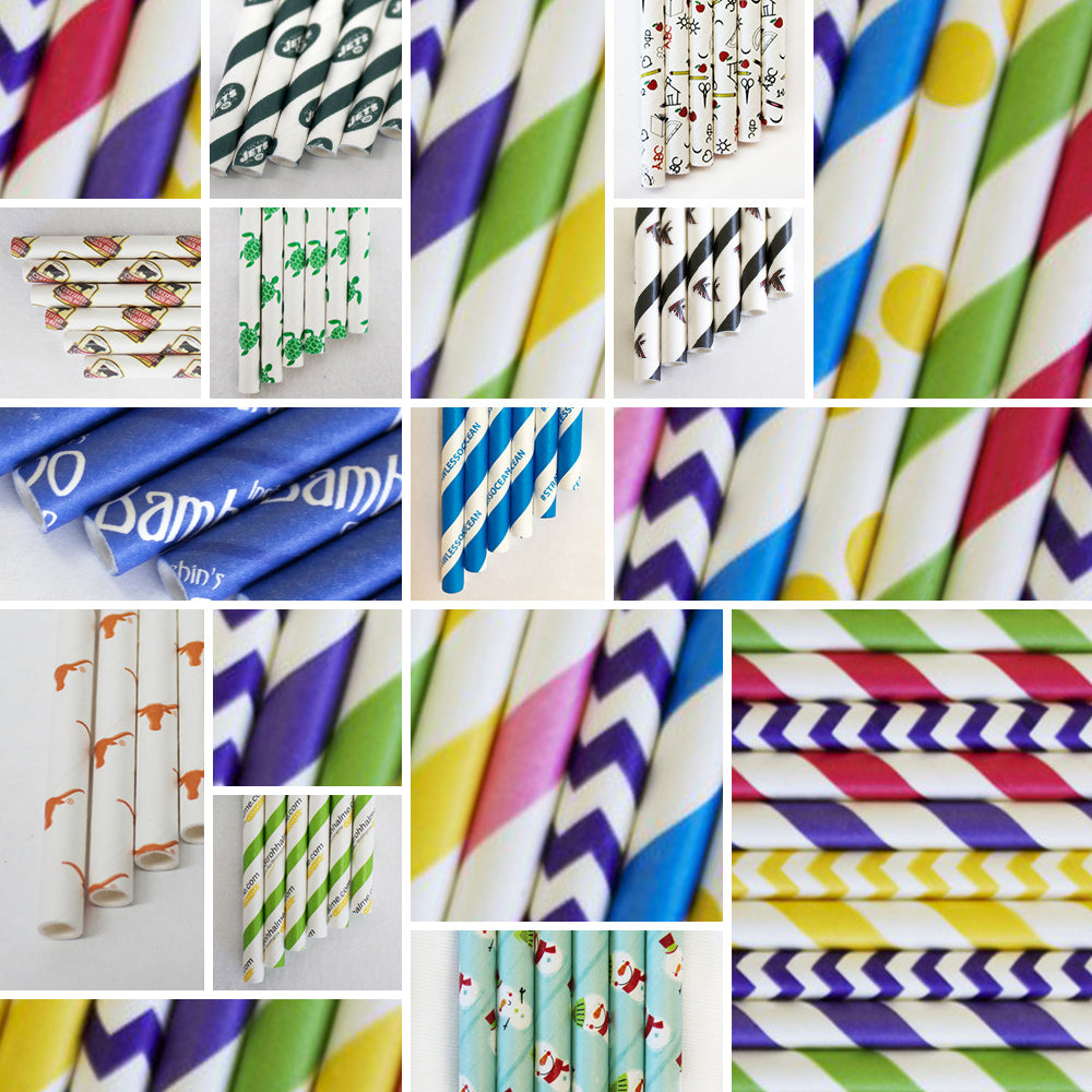Custom Bulk Order Paper Straws